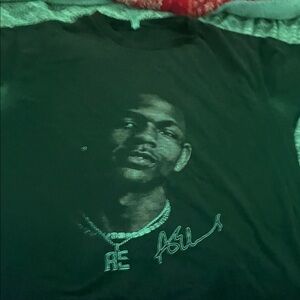 Black Graphic Men's Shirt Anthony Edwards